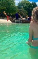 WILLOW SHIELDS in Bikini at a Beach in Phi Phi Island - Instagram Pictures, June 2019