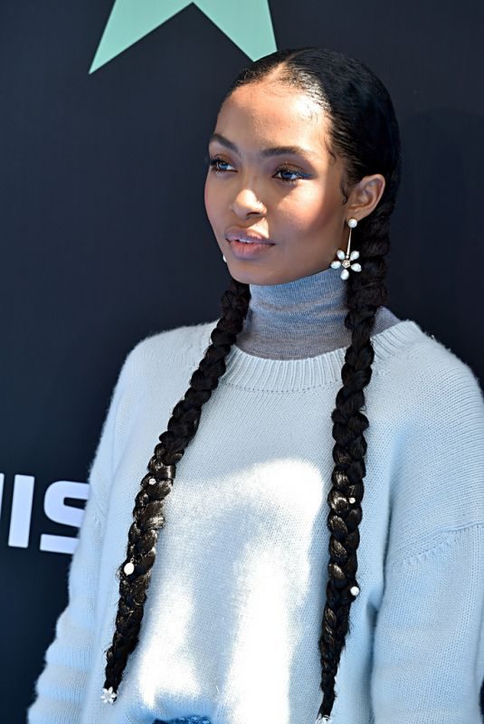 YARA SHAHIDI at 2019 Bet Awards in Los Angeles 06/23/2019