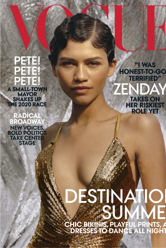 ZENDAYA COLEMAN in Vogue Magazine, June 2019