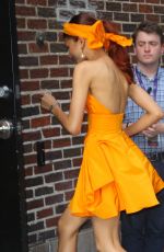 ZENDAYA COLEMAN Outside Late Show with Stephen Colbert in New York 06/25/2019