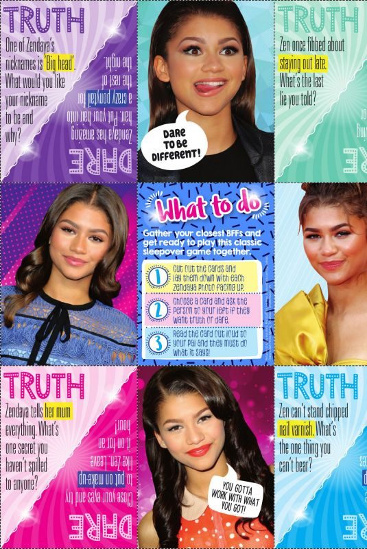 ZENDAYA in Go Girl Magazine, Issue 286, 2019
