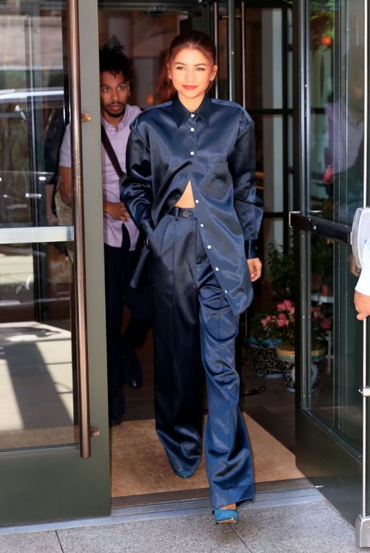 ZENDAYA Leaves Her Hotel in New York 06/24/2019