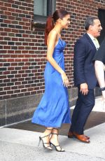 ZENDAYA Leaves Late Show with Stephen Colbert