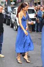 ZENDAYA Leaves Late Show with Stephen Colbert