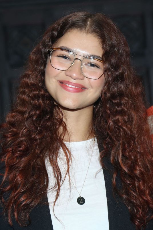 ZENDYA on the Backstage at Harry Potter and the Cursed Child Play in New York 06/23/2019