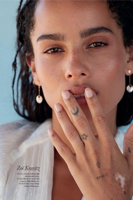 ZOE KRAVITZ in Elle Magazine, Italy June 2019
