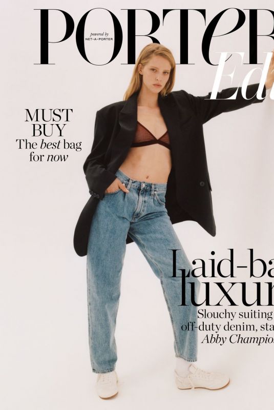 ABBY CHANPION in The Edit by Net-a-porter, July 2019