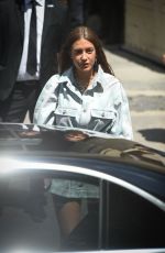 ADELE EXARCHOPOULOS Leaves Chanel Fashion Show in Paris 07/02/2019