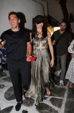 ADRIANA LIMA and Emir Uyar Night Out in Mykonos 07/09/2019