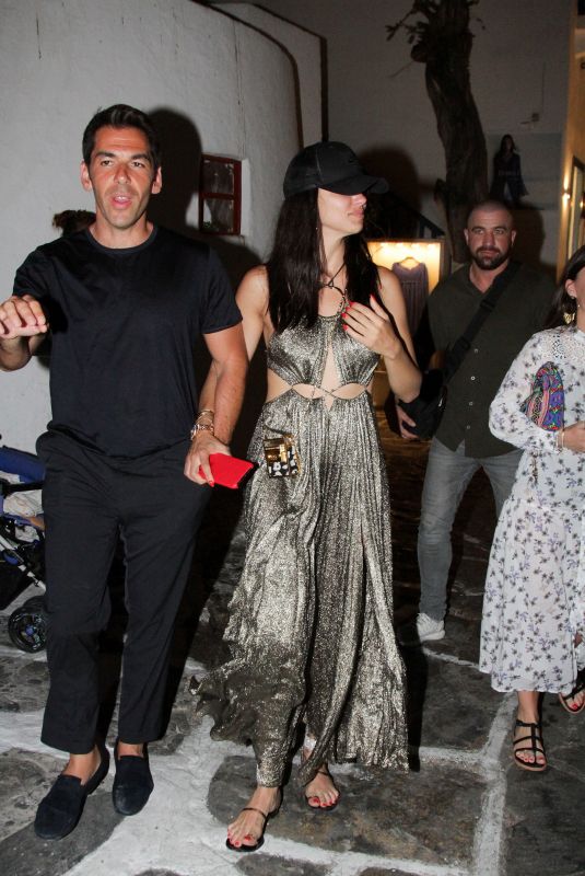 ADRIANA LIMA and Emir Uyar Night Out in Mykonos 07/09/2019