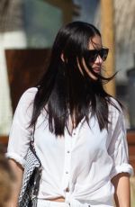 ADRIANA LIMA in Cutoff Shorts Out in Marbella 07/28/2019