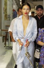 ADRIANA LIMA Out and About in Mykonos 07/09/2019