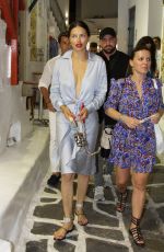 ADRIANA LIMA Out and About in Mykonos 07/09/2019