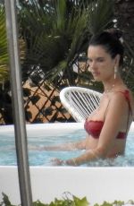 ALESSANDRA AMBROSIO in BIkini at a Pool in Ibiza 07/08/2019