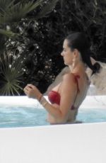 ALESSANDRA AMBROSIO in BIkini at a Pool in Ibiza 07/08/2019