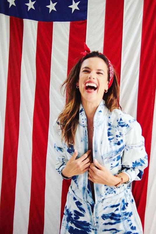 ALESSANDRA AMBROSIO - Independence Day Photoshoot - Instagram Pictures 07/04/2019