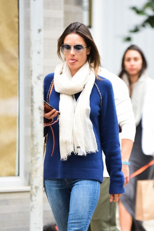 ALESSANDRA AMBROSIO Out and About in Sao Paulo 07/05/2019