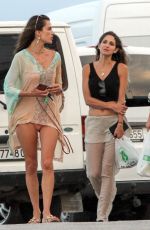 ALESSANDRA AMBROSIO Out and About on Mykonos Island 07/16/2019