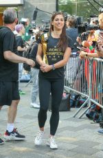 ALEX MORGAN Arrives in New York After Winning 2019 Fifa Women