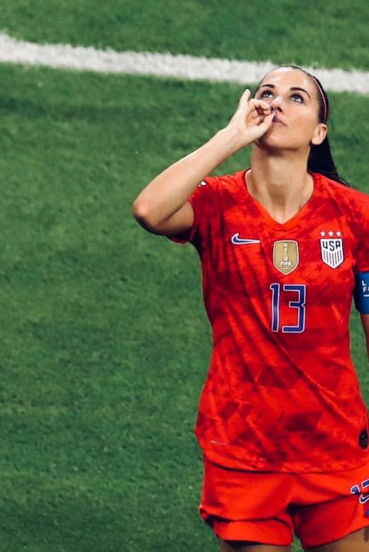 ALEX MORGAN at FIFA World Cup USA vs. England Match in Lyon 07/02/2019