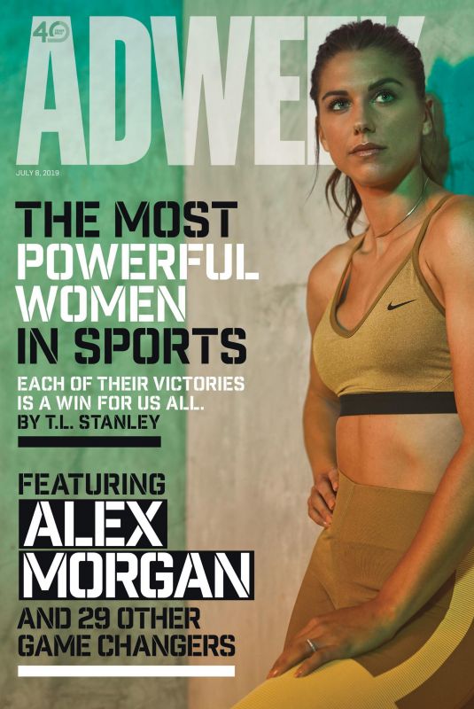 ALEX MORGAN in Adweek Magazine, July 2019