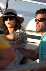 ALEXANDRA DADDARIO and Brendan Wallace at a Yacht in Capri 07/07/2019