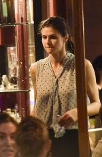 ALEXANDRA DADDARIO and Brendan Wallace Out for Dinner in Rome 07/07/2019
