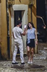 ALEXANDRA DADDARIO and Brendan Wallace Out for Dinner in Rome 07/07/2019