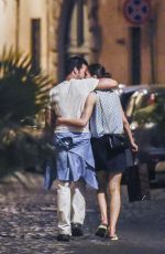 ALEXANDRA DADDARIO and Brendan Wallace Out for Dinner in Rome 07/07/2019