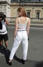 ALEXINA GRAHAM Leaves Jean Paul Gaultier Fashion Show in Paris 07/03/2019