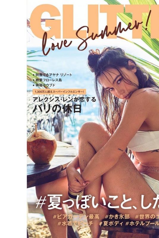 ALEXIS REN on the Cover of Glitter Magazine, Japan August 2019