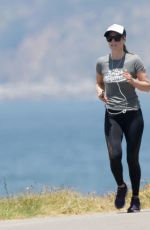 ALI LARTER Out Jogging in Los Angeles 07/02/2019