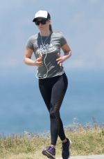 ALI LARTER Out Jogging in Los Angeles 07/02/2019