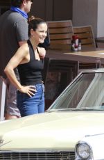ALICE BRAGA on the Set of Queen of the South, Season 4 in Miami Beach 06/27/2019
