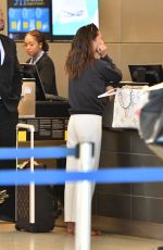 ALICIA VIKANDER at Los Angeles International Airport 07/01/2019