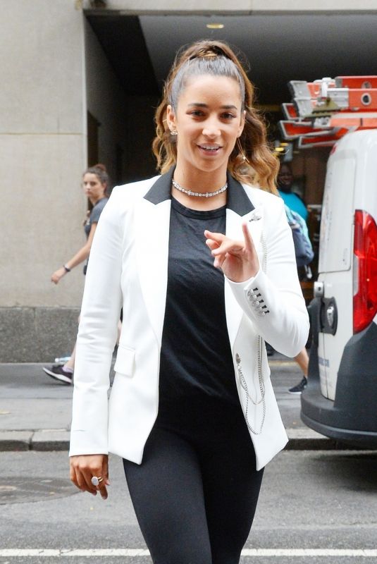 ALY RAISMAN Leaves Today Show in New York 07/08/20/9