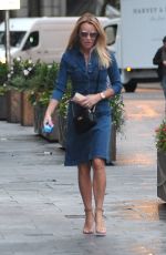 AMANDA HOLDEN Arrives at Heart Radio Studio in London 07/09/2019