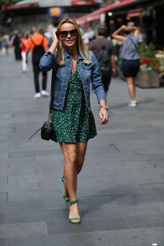 AMANDA HOLDEN Leaves Heart Radio in London 07/05/2019