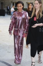 AMANDLA STENBERG Leaves Maison Valentino Show in Paris 07/03/2019