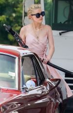 AMBER HEARD at a Gas Station in Los Angeles 07/09/2019