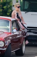 AMBER HEARD at a Gas Station in Los Angeles 07/09/2019