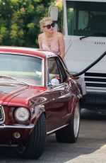 AMBER HEARD at a Gas Station in Los Angeles 07/09/2019