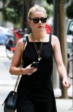 AMBER HEARD Out and About in Santa Monica 07/10/2019