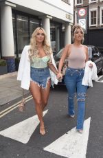 AMBER TURNER Arrives at VO5 x Love Island Party in London 07/11/2019