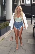AMBER TURNER Arrives at VO5 x Love Island Party in London 07/11/2019