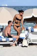 AMBRA GUTIERREZ in Bikini on the Beach in Miami 07/15/2019