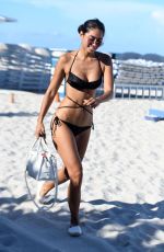 AMBRA GUTIERREZ in Bikini on the Beach in Miami 07/15/2019