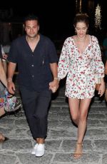 ANA BEATRIZ BARROS and Karim El Chiaty Night Out in Mykonos 07/09/2019