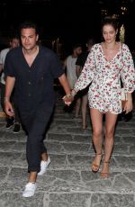 ANA BEATRIZ BARROS and Karim El Chiaty Night Out in Mykonos 07/09/2019