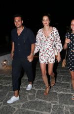 ANA BEATRIZ BARROS and Karim El Chiaty Night Out in Mykonos 07/09/2019